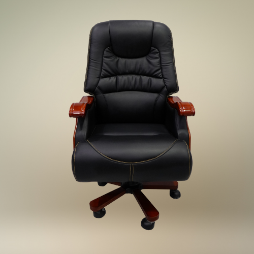 Elite "Boss" Plus PU Leather Chair – Adjustable Recline – Heavy Wooden Spider Base & Arms
