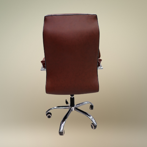 Executive PU Leather Office Chair – Double-Lever Recline & Heavy-Duty Steel Base – Available in Black & Brown
