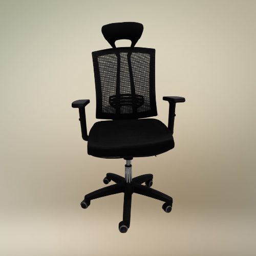 ErgoPro Full Mesh High-Back Executive Chair – 4D Adjustable Support & Heavy-Duty Spider Base