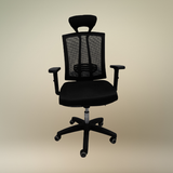 ErgoPro Full Mesh High-Back Executive Chair – 4D Adjustable Support & Heavy-Duty Spider Base