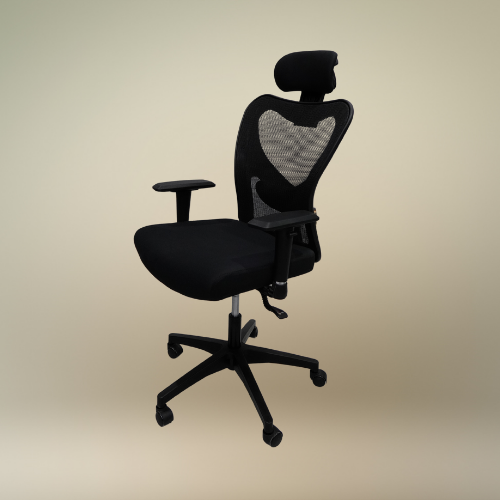 Product Title Professional Full Mesh Ergonomic Chair – Adjustable Lumbar, Headrest & Arms – Double-Lever Recline