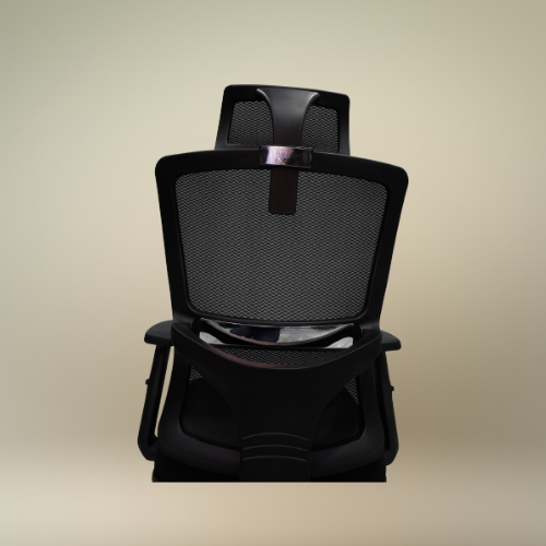 Executive Full Mesh Ergonomic Chair – Adjustable Back, Headrest & Arms – Premium Aluminum Spider Base