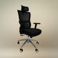 Executive Full Mesh Ergonomic Chair – Adjustable Back, Headrest & Arms – Premium Aluminum Spider Base